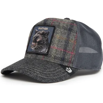 gorra-trucker-grigia-pantera-moon-panther-uk-plaid-the-farm-di-goorin-bros