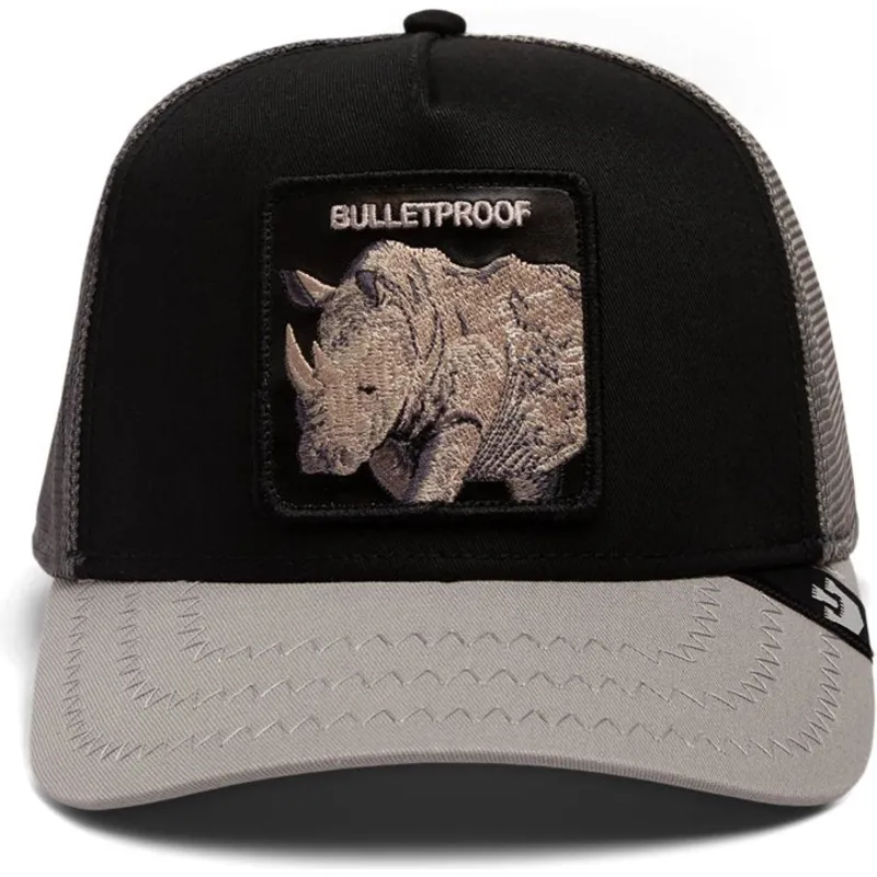 cappellino-trucker-nero-rinoceronte-bulletproof-tri-tone-the-farm-di-goorin-bros