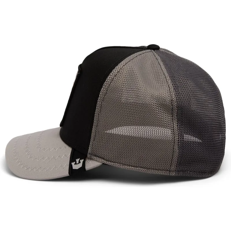 cappellino-trucker-nero-rinoceronte-bulletproof-tri-tone-the-farm-di-goorin-bros
