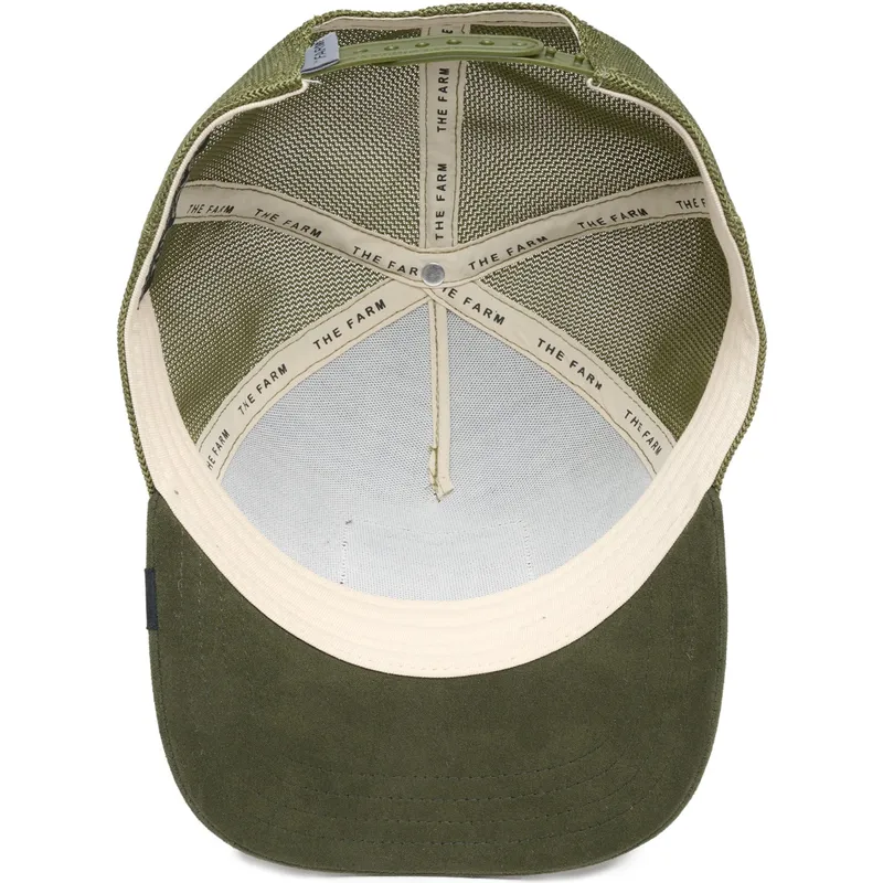 trucker-cap-grun-schwein-hog-the-suede-pig-the-farm-von-goorin-bros