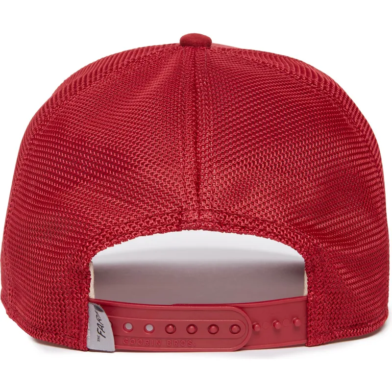 cappellino-trucker-rosso-dragone-fury-the-suede-dragon-the-farm-di-goorin-bros