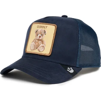 Casquette trucker bleue marine ours en peluche The Cuddly Bear The Farm Goorin Bros.