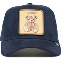 casquette-trucker-bleue-marine-ours-en-peluche-the-cuddly-bear-the-farm-goorin-bros