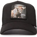 gorra-trucker-negra-toro-the-suede-bull-blacked-out-the-farm-de-goorin-bros