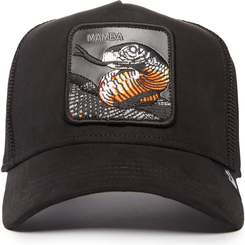 czapka-trucker-czarna-waz-the-suede-mamba-blacked-out-the-farm-od-goorin-bros