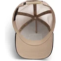 trucker-cap-beige-und-schwarz-schlange-the-vicious-snake-eco-brutalism-the-farm-von-goorin-bros