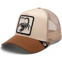goorin-bros-trucker-cap-beige-und-braun-scorpion-deadly-the-deadliest-scorpion-eco-brutalism-the-farm