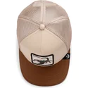 casquette-trucker-beige-et-marron-deadly-the-deadliest-scorpion-eco-brutalism-the-farm-goorin-bros