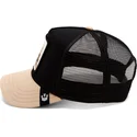 cappellino-trucker-nero-e-beige-cane-chihuahua-the-amigo-eco-brutalism-the-farm-di-goorin-bros