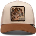 gorra-trucker-beige-e-marrone-ghepardo-the-warrior-cheetah-big-cats-the-farm-di-goorin-bros