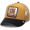 cappellino-trucker-marrone-e-nero-tigre-the-wildcat-tiger-big-cats-the-farm-di-goorin-bros