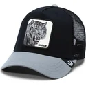 gorra-trucker-nera-e-grigia-tigre-the-savage-tiger-big-cats-the-farm-di-goorin-bros