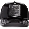 goorin-bros-obsidian-panther-puff-patent-the-farm-sort-trucker-kasket-med-panter