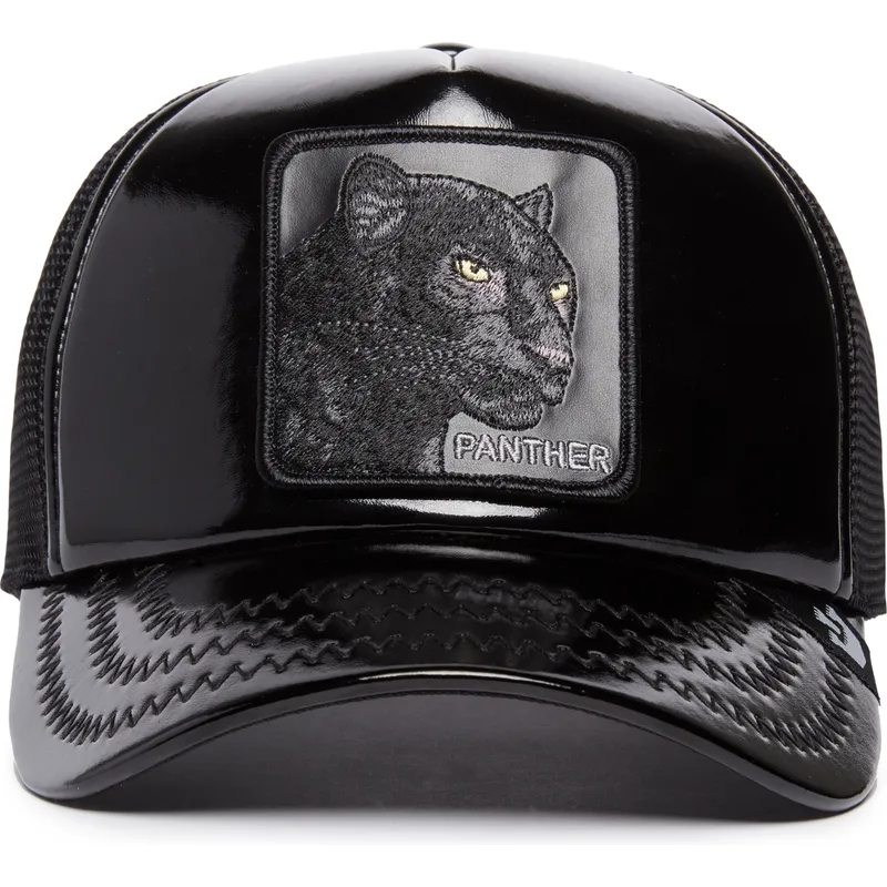 schwarze-trucker-kappe-panther-obsidian-panther-puff-patent-the-farm-von-goorin-bros