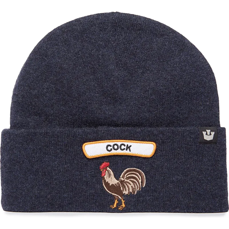 gorro-blu-navy-gallo-soft-rock-cock-classic-knit-the-farm-di-goorin-bros