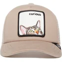 berretto-trucker-beige-per-bambino-gatto-curious-what-s-that-the-farm-di-goorin-bros