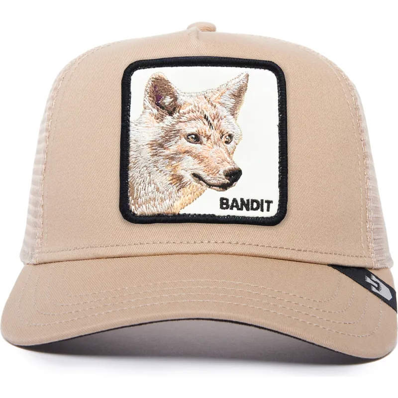 hellbraune-coyote-trucker-kappe-the-bandit-coyote-the-farm-von-goorin-bros