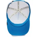goorin-bros-the-farm-wild-stripes-blau-weisse-trucker-kappe-fur-kinder-mit-tiger-motiv