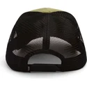 gorra-trucker-verde-e-nera-per-bambino-denti-a-sciabola-fierce-cat-teefs-extinct-the-farm-di-goorin-bros