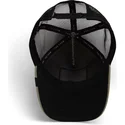 gorra-trucker-verde-e-nera-per-bambino-denti-a-sciabola-fierce-cat-teefs-extinct-the-farm-di-goorin-bros