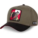cappellino-snapback-batman-kni-dc-comics-marrone-e-nero-con-visiera-curva-di-capslab
