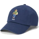 casquette-courbee-bleue-marine-ajustable-polo-bear-twill-polo-ralph-lauren