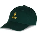 cappellino-curvo-verde-regolabile-con-logo-giallo-classic-sport-di-polo-ralph-lauren