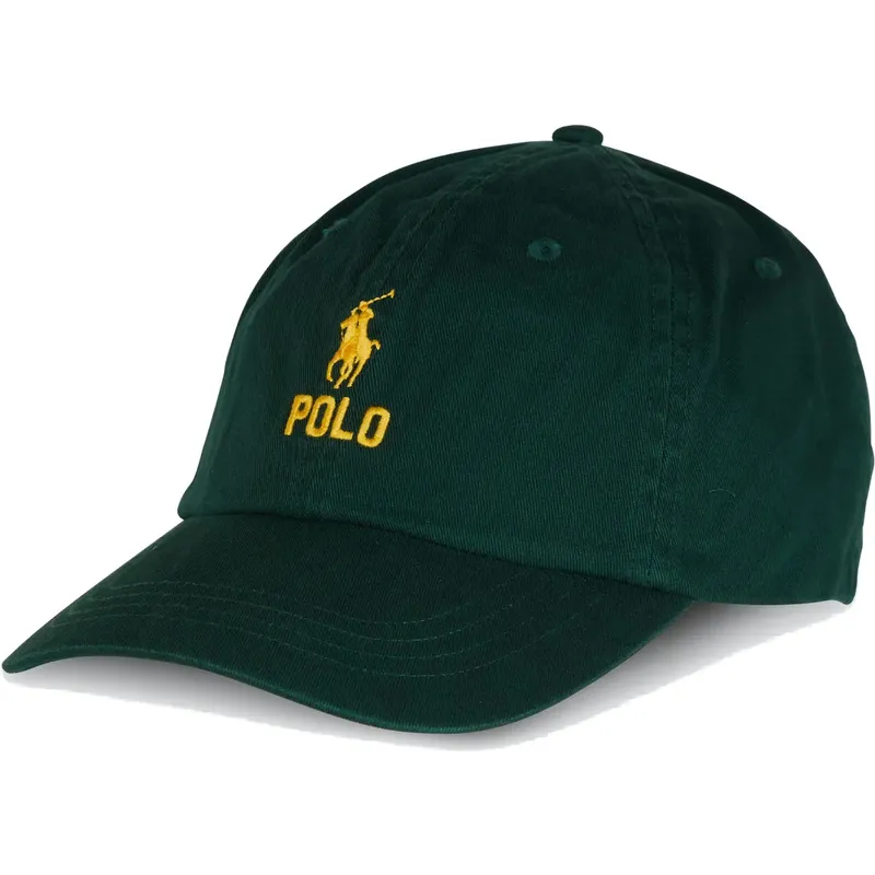 cappellino-curvo-verde-regolabile-con-logo-giallo-classic-sport-di-polo-ralph-lauren