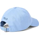 cappellino-curvo-azzurro-regolabile-con-logo-blu-in-cotone-chino-classic-sport-di-polo-ralph-lauren