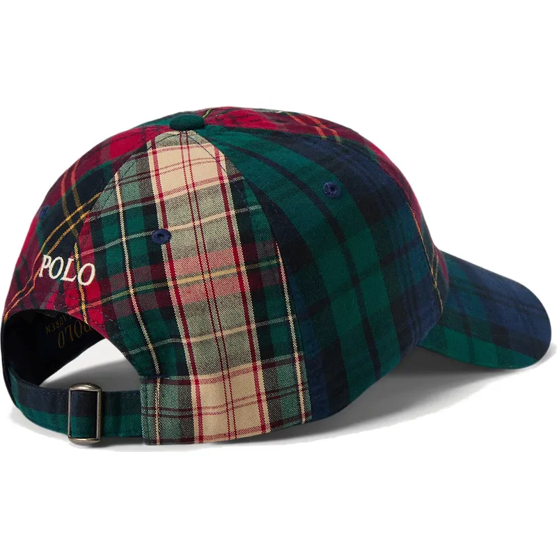 cappelli-curva-multicolore-cinghia-regolabile-di-polo-ralph-lauren