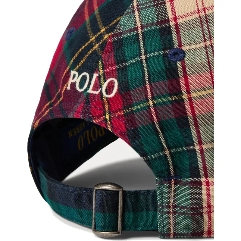 cappelli-curva-multicolore-cinghia-regolabile-di-polo-ralph-lauren