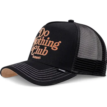 Cappellino trucker nero Do Nothing Club HFT DNC 30th di Djinns