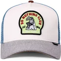 cappellino-trucker-bianco-blu-e-grigio-frog-do-nothing-club-hft-dnc-di-djinns