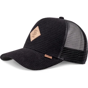 Gorra trucker negra HFT Waffle Cord de Djinns