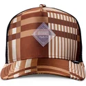 gorra-trucker-marrone-e-nera-hft-shiny-check-di-djinns