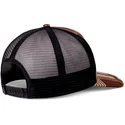 casquette-trucker-marron-et-noire-hft-shiny-check-djinns