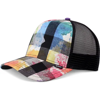 Gorra trucker multicolor HFT Dirty Check de Djinns