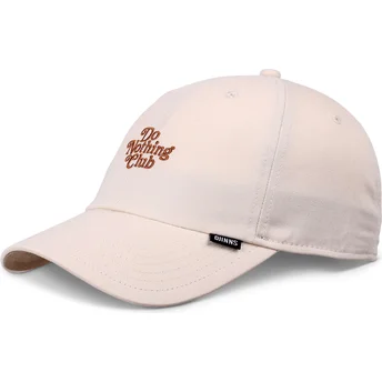 Cappellino curvo beige regolabile Do Nothing Club DNC 30th di Djinns