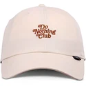 casquette-courbee-beige-ajustable-do-nothing-club-dnc-30th-djinns