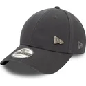 graue-verstellbare-curved-cap-9forty-pin-von-new-era