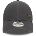 casquette-courbee-grise-ajustable-9forty-pin-new-era