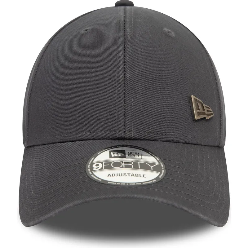 gra-justerbar-9forty-kurvet-kasket-med-nal-fra-new-era