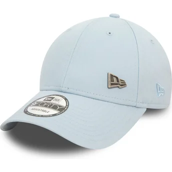 Hellblaue verstellbare Curved Cap 9FORTY Pin von New Era