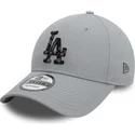 graue-verstellbare-9forty-seasonal-infill-kappe-der-los-angeles-dodgers-mlb-von-new-era
