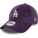 cappelli-curva-viola-cinghia-regolabile-9forty-cord-dei-los-angeles-dodgers-mlb-di-new-era