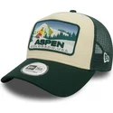 casquette-trucker-verte-a-frame-ski-patch-aspen-villes-et-plages-new-era