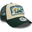 gorra-trucker-verde-a-frame-ski-patch-de-aspen-ciudades-y-playas-de-new-era