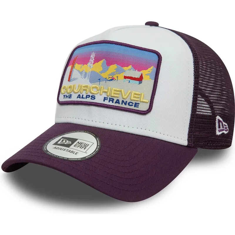 cappelli-curva-viola-snapback-a-frame-ski-patch-dei-courchevel-ciudades-y-playas-di-new-era
