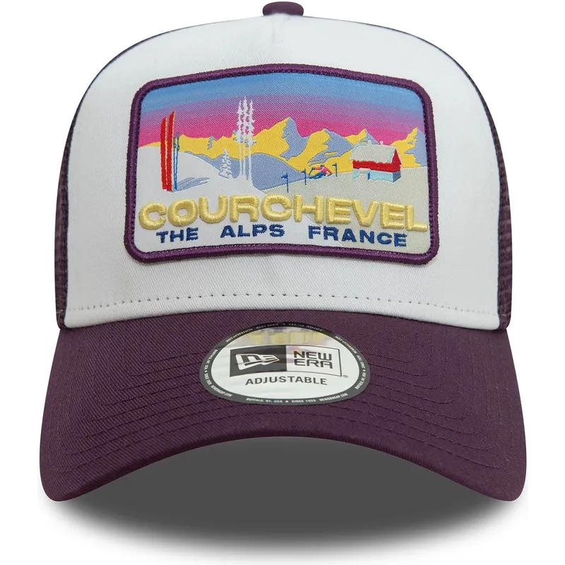 cappelli-curva-viola-snapback-a-frame-ski-patch-dei-courchevel-ciudades-y-playas-di-new-era