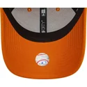 cappellino-curvo-arancione-regolabile-da-donna-con-logo-arancione-9forty-league-essential-dei-new-york-yankees-mlb-di-new-era